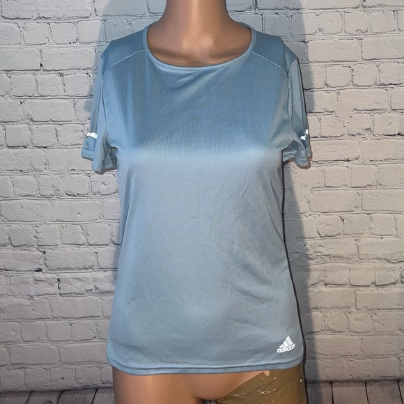 adidas Tops - Adidas Running Climalite Light Blue shirt size XS